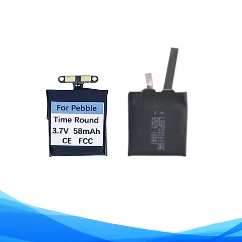 Original Replaces 58mAh 301618 Li-po Cell IC Battery For Pebble Time Round Sport Gaming Watch