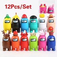Toy figure set contains 12 among us pvc impostor new