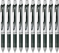 Pentel BLN74-A EnerGel Ink Ballpoint Pen, 0.4 Black, 10 Pieces