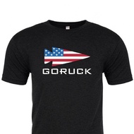GORUCK Colorful Spear Point Printed Men Short Sleeve 100% Cotton Loose crossfit Training Fitness Bre