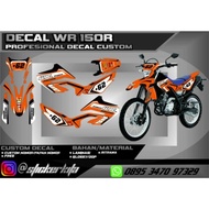 Decal Sticker Wr155R Sticker Decal Wr155 Decal Wr155R Full Blok Decal