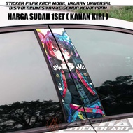 ANIME THEME CAR DOOR PILLAR STICKER anime car sticker