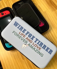 Wirefoxterrier 剛毛獵狐梗 switch收納包 WFT款 藍