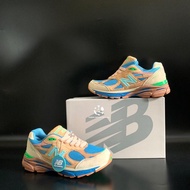 SEPATU NB 990 V3 BROWN BLUE