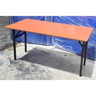 Heavy duty banquet table - size 75W x 180L x 75H cm, strong Mild steel leg 32 x 32mm, Foldable table