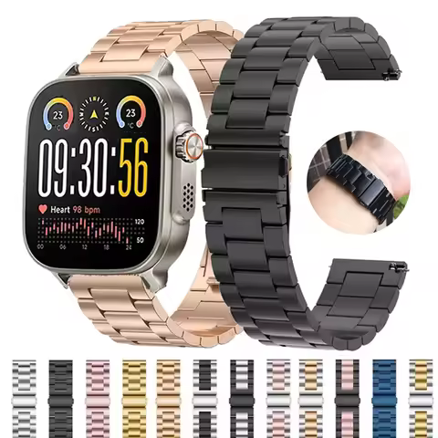 Stainless Steel Strap For Realme Watch 5 Bracelet 22mm Metal Band For Realme Watch S2/S SPro/2 2Pro/