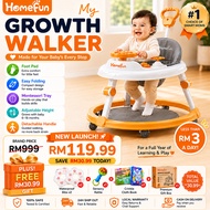 HOMEFUN Walker For Baby Push Walker Growth Walker 6in1 Foldable with Montessori Music Tray Push Walk