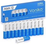 Voniko - Premium Grade AAA Batteries - 24 Pack - Alkaline Triple A Battery - Ultra Long-Lasting Leak