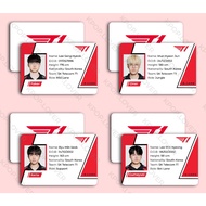 ID CARD esport SKT T1 team (paper card) - Faker, Oner, Gumayusi, Doran, Keria by Kpop Lover Foto Car