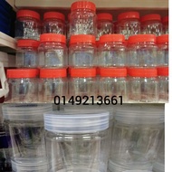 Plastik balang kuih 750ml code 4017 tutup putih atau merah