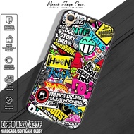 Softcase Oppo A37F / A37 - Casing Oppo A37hp / A37F GRAFF Motif - Silicone Oppo A37Fhp - OPPO A37F C