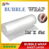 Bubble Wrap Single layer 1M x 5M &  0.2M x 5M