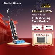 Dibea HC26/H8 Cordless Smart Wet Dry Floor Washer & Vacuum Cleaner | 99.9% Sterilization | Local War
