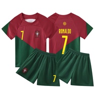 2022 Portuguesa Jersey Kids No.7 CR7 Home jersey football soccer clothes