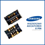 Battery Connector Pcb Connector Battery Socket Samsung A12 / A31 / A41 / A51 / A71 / M31 New