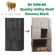 DIY 书橱/收纳橱 6 Doors 3 levels Bookcase Shelf/ Filing Cabinet / Storage Cabinet/Cupboard/Rak Buku/Book Rack (SU 9300)