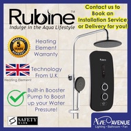 [Installation Available] Rubine 2388 Instant Water Heater with Booster Pump Rain Shower