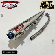 EKZOS EXHAUST AHM CUTTING STANDARD SRL 115, SRL 115 FI, LAGENDA, WAVE100, WAVE125i, EX5, DASH110, DA