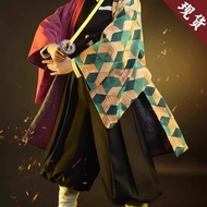 Tomioka Giyuu cos Uniform Demon Slayer cos Uniform Demon Slayer Uniform Men's Uniform Leggings Dark 