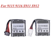 9.6v 16500 Li-ion Battery for 9115 9116 S911 S912 RC Car Truck Parts 9.6V 800mah 9115 9116 Rechargea