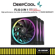 DEEPCOOL FL12 / FL12R - 3 IN 1 Cooling Fans - Black/White (3Yrs Warranty)