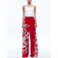 ALICE floral silk pants + 0LIVIA