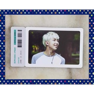 BTS 2nd muster 17520 Official Rapmonster Namjoon Photo Album Ticket PhotoCard