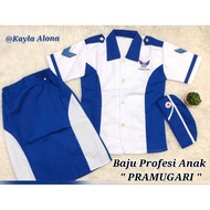 PROFESSIONAL CLOTHES FOR CHILDREN WITH FLIGHT ATTENDANTS WHITEbiru