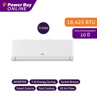 [จัดส่งพร้อมติดตั้ง] TCL แอร์ติดผนัง T-PROPE BreezeIN Series 18425 BTU Inverter รุ่น TAC-PRO18PE