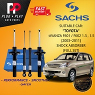 SACHS TOYOTA AVANZA F601 / F602 1.3 , 1.5 (2003~2011) SHOCK ABSORBER FRONT &amp; REAR ORIGINAL IMPORTED