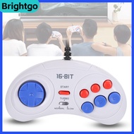 Brightgo-my aqxreight 16Bit 9-Pin Handheld G Console Ergonomic Gaming Controller White for Is in Siz