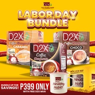 D2X Coffee Classic Mangosteen + Coffee Choco Mangosteen + Coffee Caramel Mangos