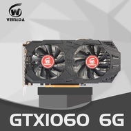 VEINEDA Gtx 1060 6G กราฟิก1506MHz การ์ด192Bit GDDR5 GTX1060การ์ดจอตกแต่งใหม่1050ti Gtx960 CPD 4Gb