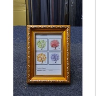 4R,5R,6R,8R,8 x 12, A4 Photo Frame Elegant Gold Frame (Hand Made in Malaysia) Ready Stock