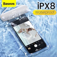 Baseus Water Proof Phone Bag Case for iPhone 13 12 11 Pro Max Waterproof Phone Case For Samsung Xiaomi Swim Drift Diving Surfing Universal Protection Cover