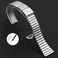 Stainless Steel Watch Band Universal Metal Watch Strap for Casio A158W AQ230 AE1000 F91W Student Ele