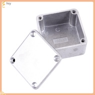 Shell Predrilled Diecast Accessory Guitar Pedal Enclosure 5.00X5.00X3.00CM Silver huyisheng