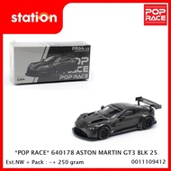 POP RACE 640178 ASTON MARTIN GT3 BLACK 25 - DIECAST