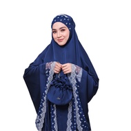 [CLEARANCE SALE] Hanna Mirae Telekung Pengantin TAHAJUD CINTA Satin Silk Premium Lace Hadiah Kahwin 