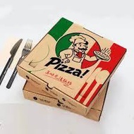 Pizza BOX CUSTOM (Brown Pack ~~ Kraft Packaging)