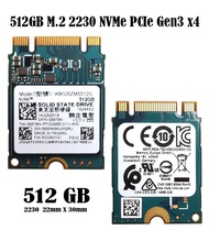 Original Dell Toshiba KBG20ZMS512G 512GB M.2 2230 NVMe PCIe Gen3 x4 SSD Solid State Drive 512 GB 088T9N