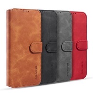 DG Ming 華為 Honor V30 PRO 復古油邊系列 PU手機皮套 錢包款 保護套 插卡 帶支架 華為