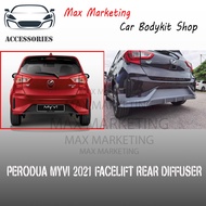 PERODUA MYVI 2021 FACELIFT REAR DIFFUSER V3