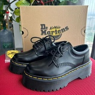 🌈香港現貨Dr.martens 1461 5孔牛皮厚底馬丁靴 男女同款經典黑色