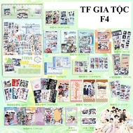 AVAILABLE [8 MODELS-30 Piece] Gift Combo of many TF Family F4 members lomo cardPiece - TF Family F3 