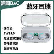 B&C KOREA - 多功能無線藍牙耳機(白色)B0065 藍牙耳機推薦 多功能設計 無線耳機 白色耳機 運動耳機 音樂耳機 耳機熱銷 便攜耳機 耳機批發