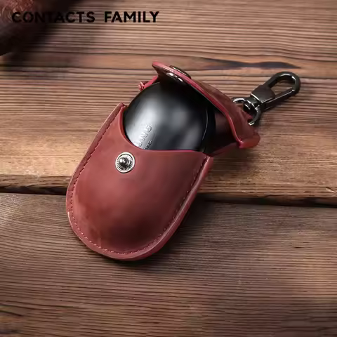 Vintage Genuine Leather Earphone Case For Samsung Galaxy Buds /Samsung Galaxy Buds Plus Cases Wirele