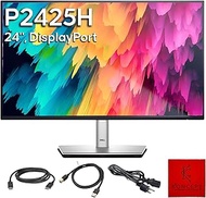 Dell P2425H Computer Monitor Screen 24" 16:9 IPS Bundle with Stand - Full HD, 1920 x 1080-1 Year War