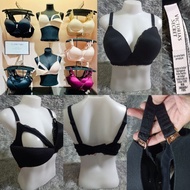 Bra Open-Toe Thin Foam No Underwire VICTORIA'S 38DDD Black