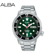 Alba Watch 💯(Ori) AL4339X Men Automatic Stainless Steel Strap / Men Watch / Jam Tangan Lelaki / Jam 